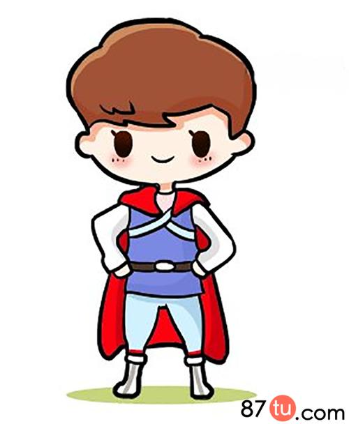 一,材料:  白纸,铅笔,橡皮擦,彩色笔  二, 图解教程:  线画一个头顶