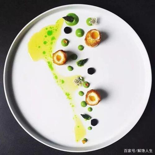 米其林餐厅菜品摆盘