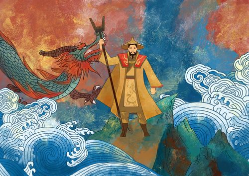 大禹治水2|插画|艺术插画|木梭鱼 - 原创作品 - 站酷