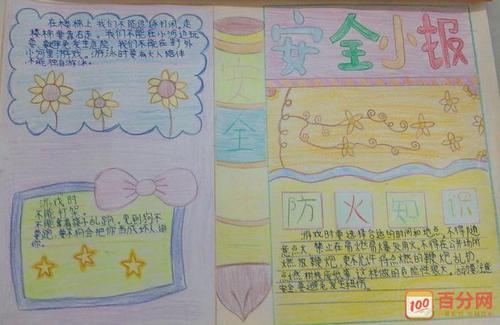 精致的小学交通安全小报