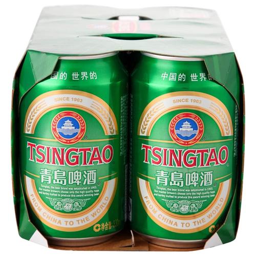 青岛 啤酒六连包 330ml*6 按扎销售