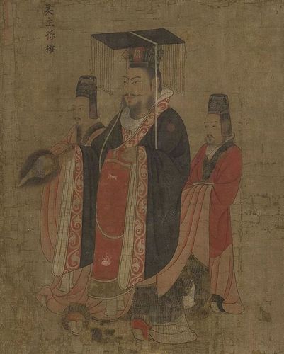 吴主孙权蜀主刘备晋武帝司马炎南陈宣帝陈顼南陈文帝陈蒨南陈废帝陈伯