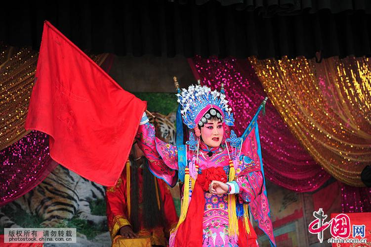 图为曲剧《韩擒虎搬兵》中帅旦扮相.中国网图片库 孙凯/摄