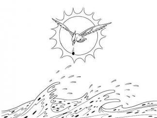 精卫填海中的女娃简笔画怎么画