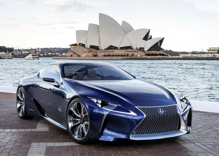 一台可以合法上路的概念车 试雷克萨斯lc500h_凤凰网