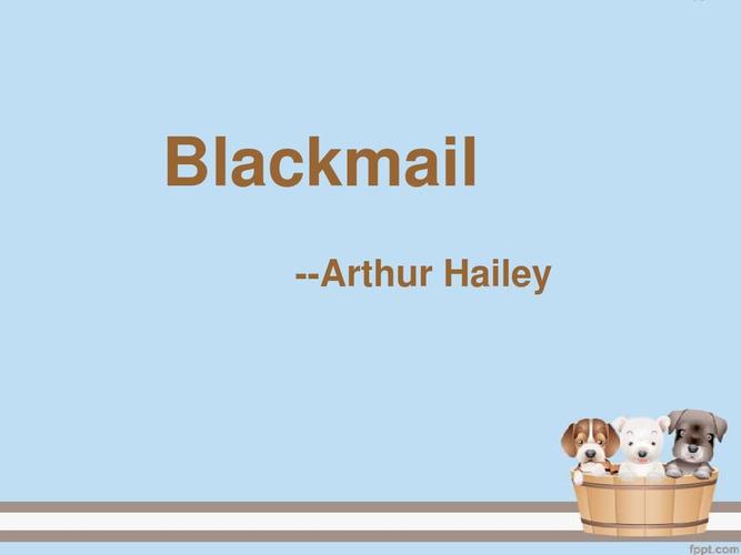 blackmail
