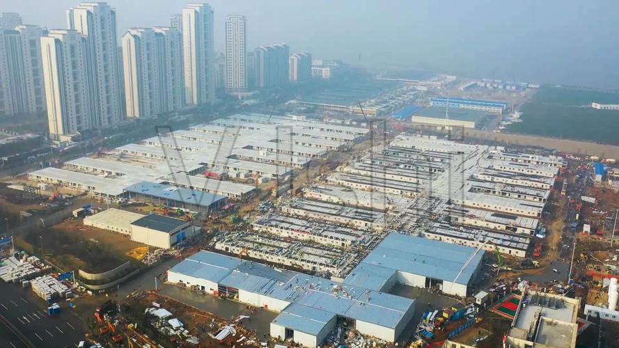 延时与航拍火神山雷神山医院建设航拍搭建_1920x1080