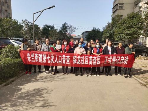 舞钢市朱兰街道举行第七次全国人口普查信息采集工作启动仪式