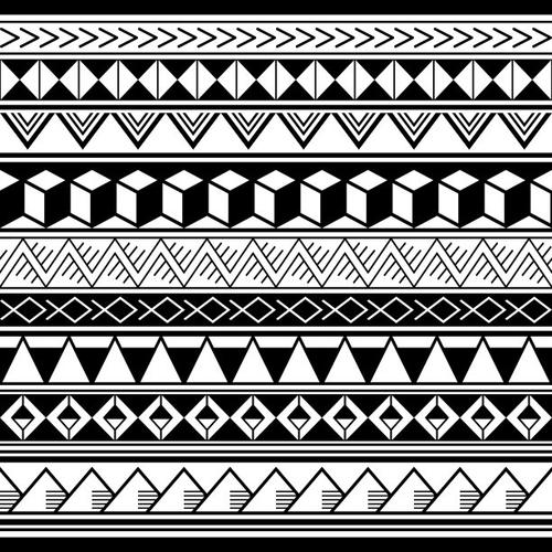 单色调四方连续纹样图片