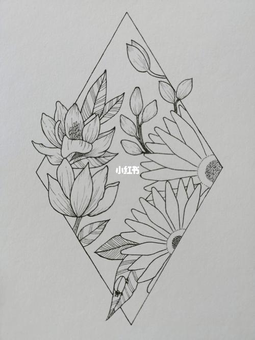 8黑白装饰画|手绘线描|新手练笔必备_装饰画_手绘_线描_新手_绘画