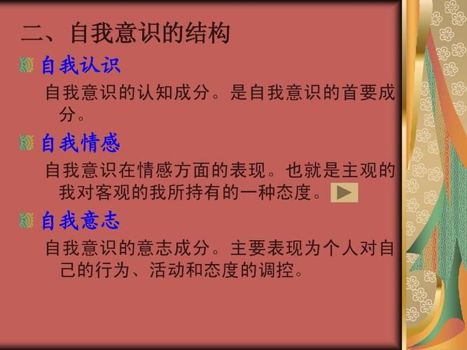 社会心理学课件 二,自我意识的结构 自我认识 自我意识的认知成分.