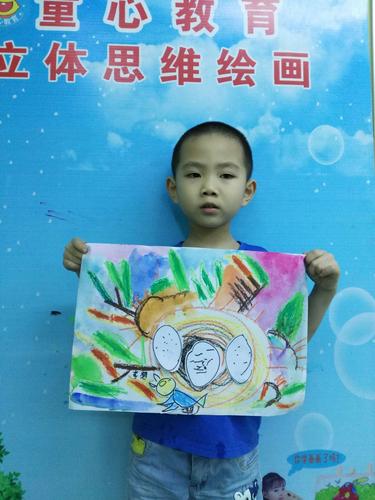 童心教育创意绘画班《鸟巢 》