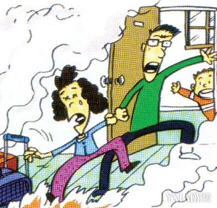 高楼大厦发生火灾的手抄报 防震减灾的手抄报