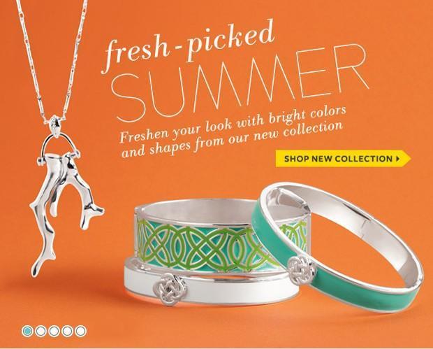 stella dot 清新tiffany蓝手镯