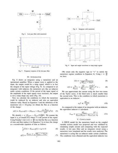 a memristor spice model for designing memristor circuits 外文