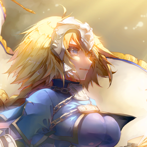 fate 贞德 动漫头像 女头