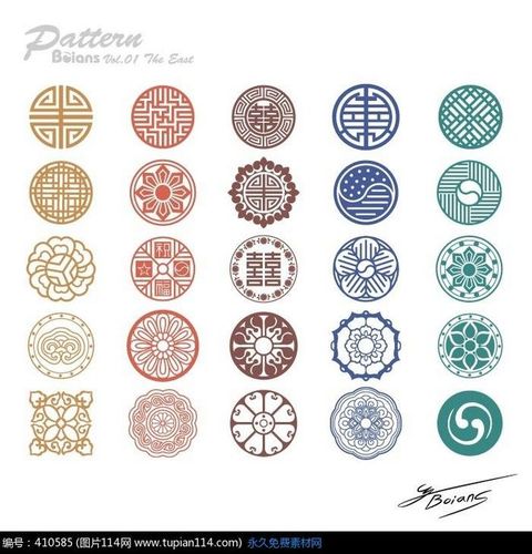 圆形中国花纹_圆形装饰花纹,花纹矢量图,花纹 .