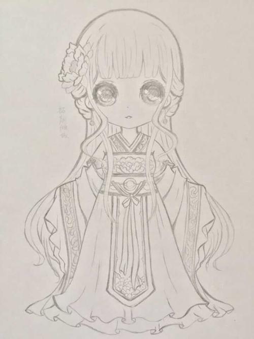 古风卡通简笔画简单