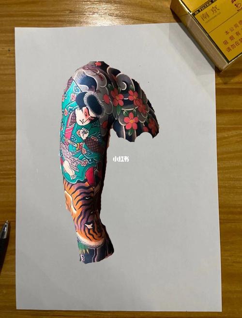 日式老传统纹身图案素材手稿分享,日式老传统纹身手稿,精品纹身手稿