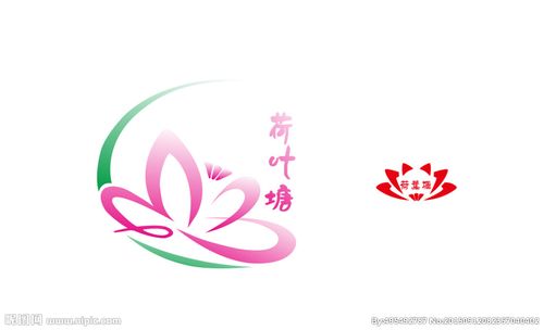 荷花logo设计图__其他图标_标志图标_设计图库_昵图网