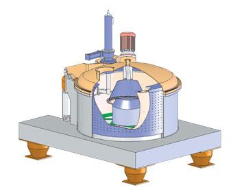 供应立式刮刀下部卸料离心机