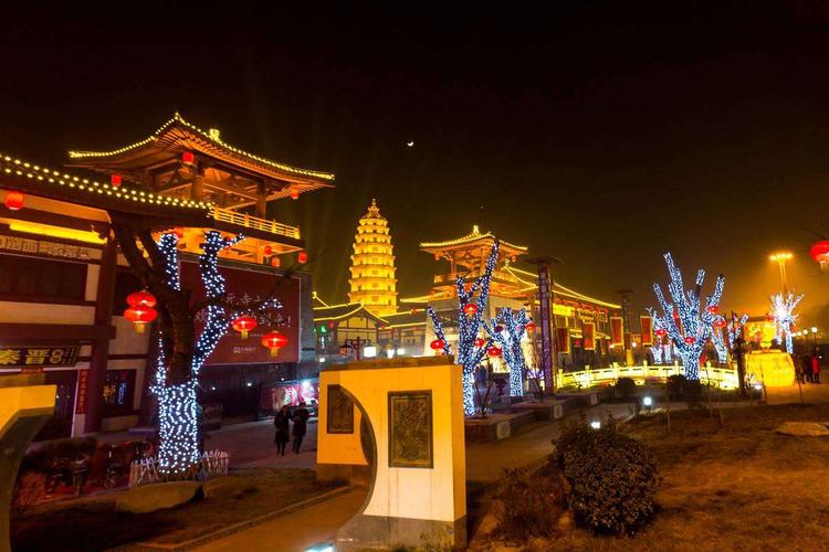 定州崇文街夜景