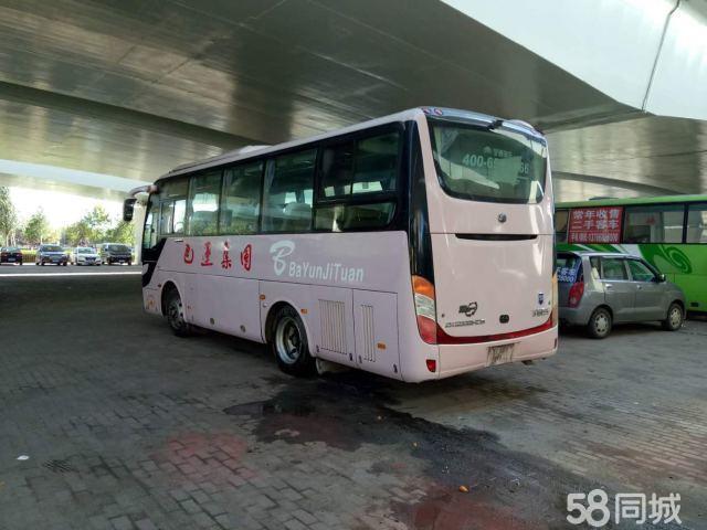 宇通旅游团体客车11年34座宇通电喷绿标车好新