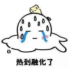 调侃天气热的表情包|出门五分钟,流汗两小时