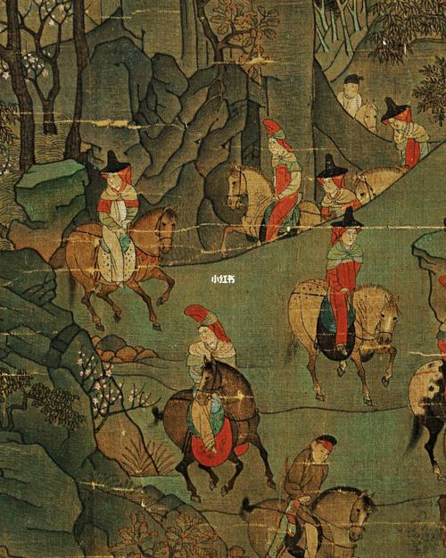 翕兮61怀古|唐·李昭道-《明皇幸蜀图》_山水画_绘画_知识_艺术