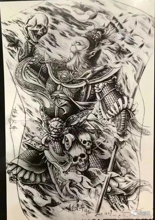 猴子纹身图案 孙悟空纹身手稿 大圣纹身素材 孙行者纹身 精选图集 新