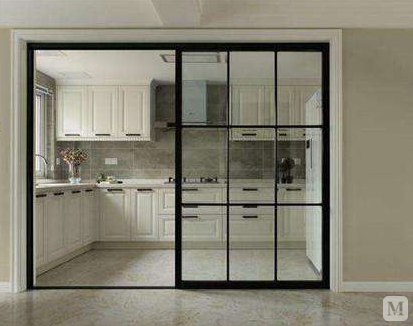 厨房推拉门效果图 推拉门有哪些优越性呢