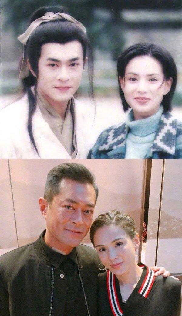 姑姑还是姑姑,过儿已沧桑,一张老照片!古天乐和李若彤