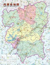 河源行政区划图