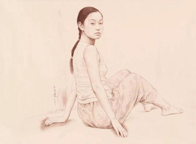 王沂东素描作品欣赏非常干净利索的素描