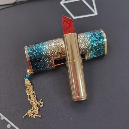 花西子同心锁口红/雕花唇膏保湿滋润定情锁口红情人节