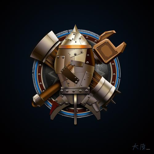 ps制作lol英雄联盟游戏班德尔城