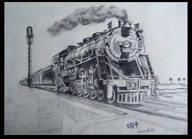 这10张素描的火车,击中了99%大学毕业生的泪点