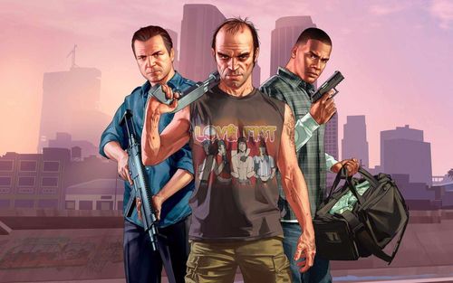 gta5之匪四缺一人究极疯狂抢劫抢银行并不是攻略瞎玩主要是娱乐的视频
