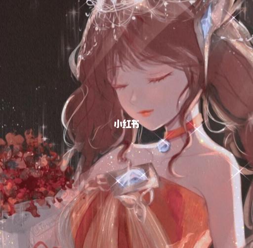 夕阳_满天星_动漫_女生头像_动漫女生头像_素材_头像