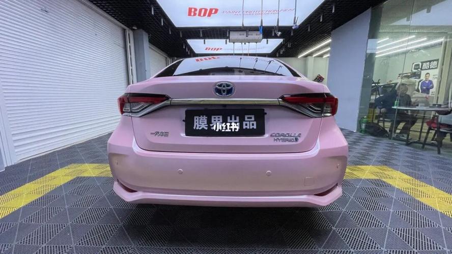 丰田卡罗拉全车改色贴膜电光樱花分案例分享_樱花_卫东花园3期攻略