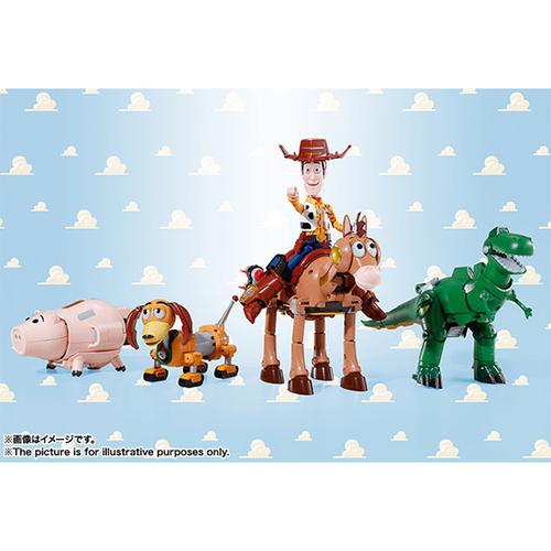 bandai 超合金 《玩具总动员》 合体胡迪警长机器人