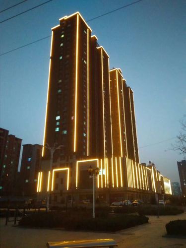 楼体轮廓3cmled线条灯单色全彩亮化灯