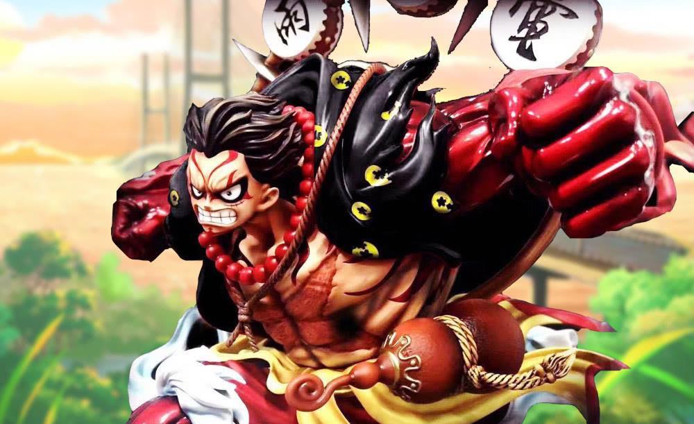 雷鸣进击的四档路飞,超50个手办摆在一起,画面过于舒适