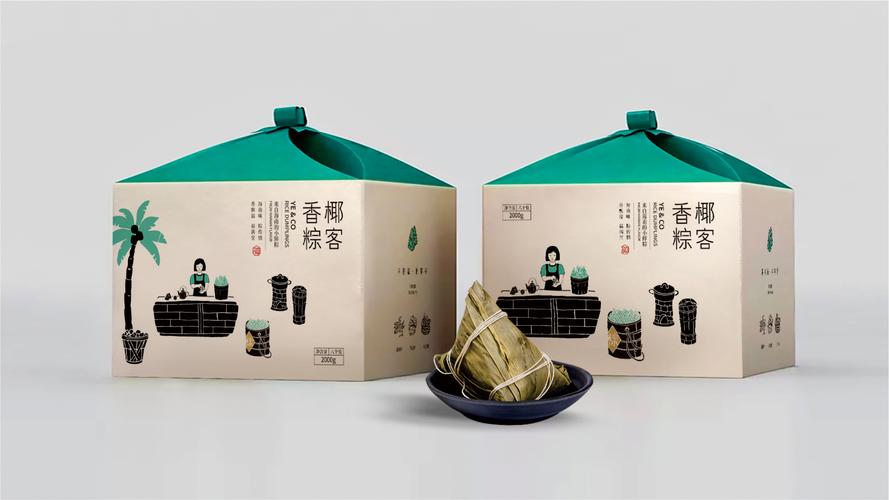 鼎色文化传播/椰客海南粽子包装设计案