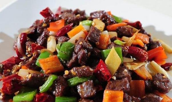 香辣牛肉丁