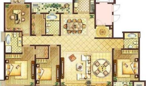 经开区溏汛 鸿越瑞櫊花园 280平米