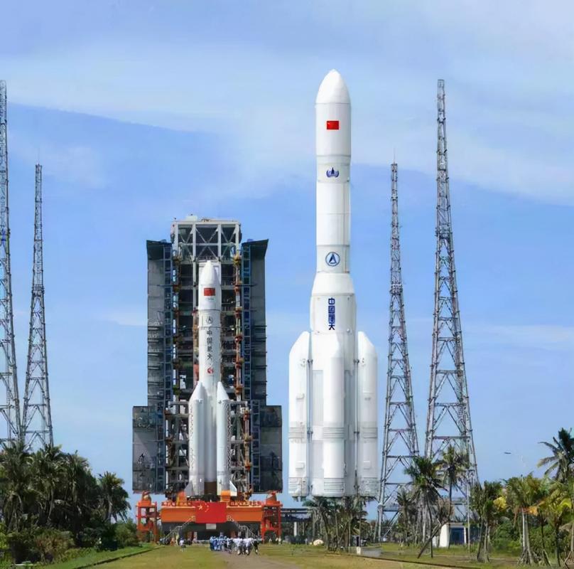 原创海南文昌发射场二期开建921登月火箭和长征九号发射台要出现了