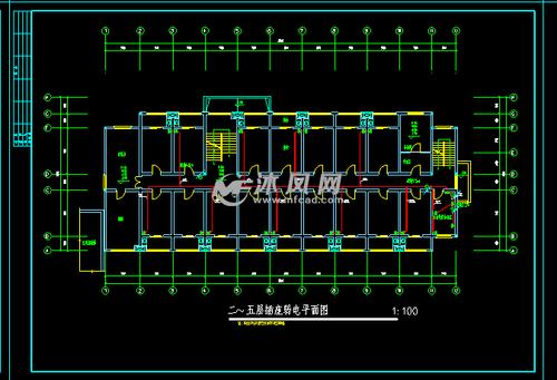 中学宿舍电气设计图