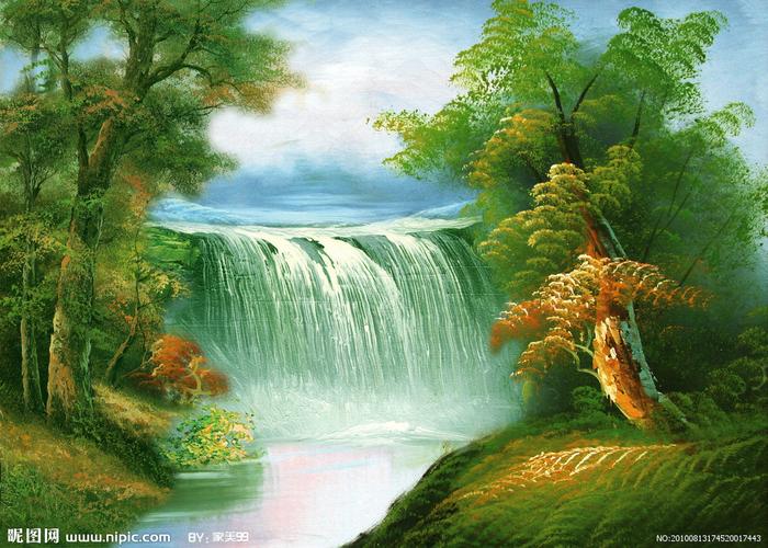 山水画(非精细分层)图片
