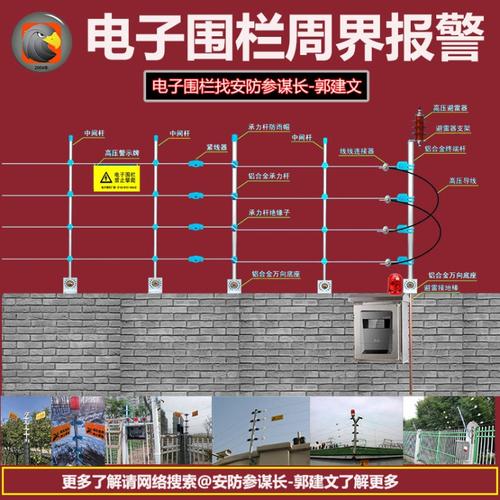 脉冲电子围栏张力电子围栏监狱脉冲高压电网防爆入侵报警激光对射厂家